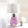 Elstead Lighting LENA LARGE LENA-TL-L-PLUM-OWSS Tafellamp 1X7W/GU10+1x60W/E27