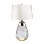 Elstead Lighting LENA SMALL LENA-TL-S-SMOKE-OWSS Tafellamp 1X7W/GU10+1x60W/E27