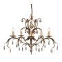 Elstead Lighting LILY LL5-ANT-BRZ Kroonluchter 5x60W/E14