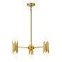 Elstead Lighting Marvele MARVELE6-AB-OPAL Kroonluchter 6x40W/E14 IP20