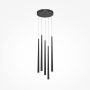 Maytoni CASCADE MOD132PL-L28BK2 Hanglamp 5x30W/LED 4000K 2300LM IP20