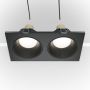 Maytoni ZOOM DL033-2-02B Inbouwspot 2x50W/GU10 IP65