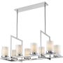 Cosmolight MIAMI P08018CH Hanglamp 8x40W/E27