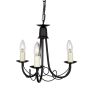 Elstead Lighting MINSTER MN3-BLACK Kroonluchter 3x60W/E14