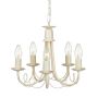 Elstead Lighting MINSTER MN5-IV-GOLD Kroonluchter 5x60W/E14