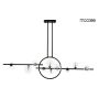 King Home ALURE LINE TWIN MSE010100347 Plafondlamp 11x5W|1x17W/G9|LED 3000K 1360LM IP20