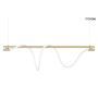 King Home MOOSEE SERPIENTE MSE010100178 Hanglamp 1x22,4W/LED 3000K 1800LM IP20