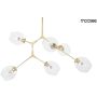 King Home SPLIT MSE010100242 Hanglamp 6x40w/E27
