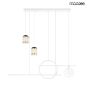 King Home STARS MSE010100343 Hanglamp 1x46W/LED 3000K 3680LM IP20