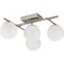 Zuma Line NEBULA MS223141-SN Plafondlamp 4x40W/LED 3000-6000k 3600lm
