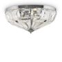 Maytoni FACET MOD094CL-04CH Plafondlamp 4x60W/E14 IP20
