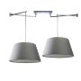 AZzardo NATALIA AZ1923+AZ2591 Hanglamp 2x60W/E27