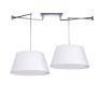 AZzardo NATALIA AZ1923+AZ2592 Hanglamp 2x60W/E27