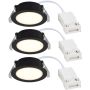 Nordlux Olea 2510400103 Inbouwspot 3x4.4w/led 2700k 345lm ip65