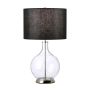Elstead Lighting Orb ORB-CLEAR-PN-BLK Tafellamp 1x60W/E27