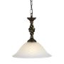 Elstead Lighting PEMBROKE PB-P-BLK-GOLD Hanglamp 1x60W/E27