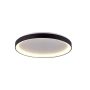 Italux Vico PLF-53675-058RC-BK-3KS4K-TRDIMM Plafondlamp 1x48W/LED 3000K|4000K 3900lm IP20