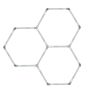 Light Prestige Geometric LP-0209/3C 4K Plafondlamp 15x4W/LED 4000K IP44