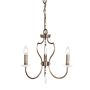 Elstead Lighting PIMLICO PM3-DB Kroonluchter 3x60W/E14