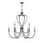 Elstead Lighting PIMLICO PM9-DB Kroonluchter 9x60W/E14