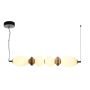 Italux Balos PND-94921-4A-BK Hanglamp 1x23W/LED 3000K 2840lm IP20