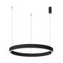 Italux Brasco PND-56215-080RPP-BK-3KS4K-TRDIMM Hanglamp 1x60W/LED 3000K|4000K 4500lm IP20