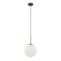 Italux Deore PND-5578-1S-BRO-BK Hanglamp 1x40W/E27 IP20