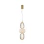Italux Eris PND-98374-28W-GD Hanglamp 1x28W/LED 3000K 3748lm IP20