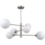 Italux EVORA PND-55342-6-SN Plafondlamp 6x5W/G9 IP20
