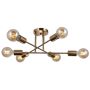 Italux FORMIO PND-4052-6-HBR Plafondlamp 6x40W/E27 IP20