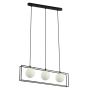 Italux GROSETTA PND-53423-3-BK Hanglamp 3x25W/G9 IP20