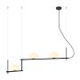 Italux KERNIO PND-357783-BK+W Hanglamp 3x25W/G9 IP20