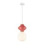 Italux Latera PND-94331-1L-RED Hanglamp 1x40W/E14 IP20