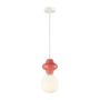 Italux Latera PND-94331-1S-RED Hanglamp 1x40W/E14 IP20
