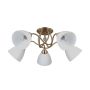 Italux Lugano PND-5643-5-HBR Plafondlamp 5x40W/E27 IP20