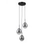 Italux Meolo PND-40825-3-BK Hanglamp 3x40W/E14 IP20