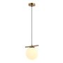 Italux MERSETA PND-463321L-BRO+W Hanglamp 1x40W/E14 IP20