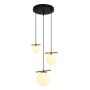 Italux MERSETA PND-463323A-BRO+W Hanglamp 2xE14 40W|1xG9 25W IP20