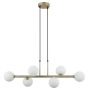 Italux OLBIA PND-38679-6-FGD+WH Hanglamp 6x25W/G9 IP20