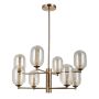 Italux PERANO PND-4215-8-HBR Hanglamp 8x5W/G9 IP20