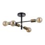 Italux PIANSI PND-4025-4-BL-HBR Hanglamp 4x40W/E27 IP20