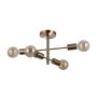 Italux PIANSI PND-4025-4-HBR Hanglamp 4x40W/E27 IP20