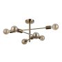 Italux PIANSI PND-4025-6-HBR Hanglamp 6x40W/E27 IP20
