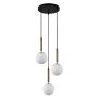 Italux Ravena PND-2324-3A GD+OPAL Hanglamp 3x10W/E27 IP20