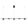 Italux REMDAL PND-16374-5-BK-3K Hanglamp 30W/LED 3000K 2300LM IP20