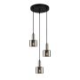 Italux SANTIA PND-65342-3A-SC+SG Hanglamp 3x40W/E27 IP20