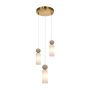 Italux Santos PND-95331-3-BRSS Hanglamp 3x40W/G9 IP20