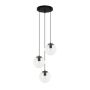 Italux Sarpo PND-58867-3S-BK Hanglamp 3x40W/E27 IP20