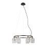 Italux Simona PND-40814-6-BK-HBR Hanglamp 6x40W/E14 IP20