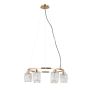 Italux Simona PND-40814-6-HBR Hanglamp 6x40W/E14 IP20